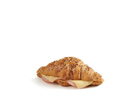 Imagen de Grand Croissant Multicereal Relleno de Lomito y Queso