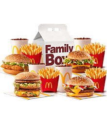 Imagem de 4 McCombos Medianos Family Box Clasica